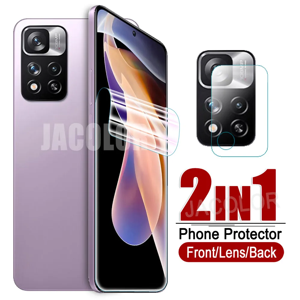 mobile phone screen protector 1-3PCS Safety Film For Xiaomi Redmi Note 10 Pro Max 10s 9 9s 10Pro Screen Gel Protector/Back Cover Hydrogel Film/Camera Glass phone screen protectors Screen Protectors