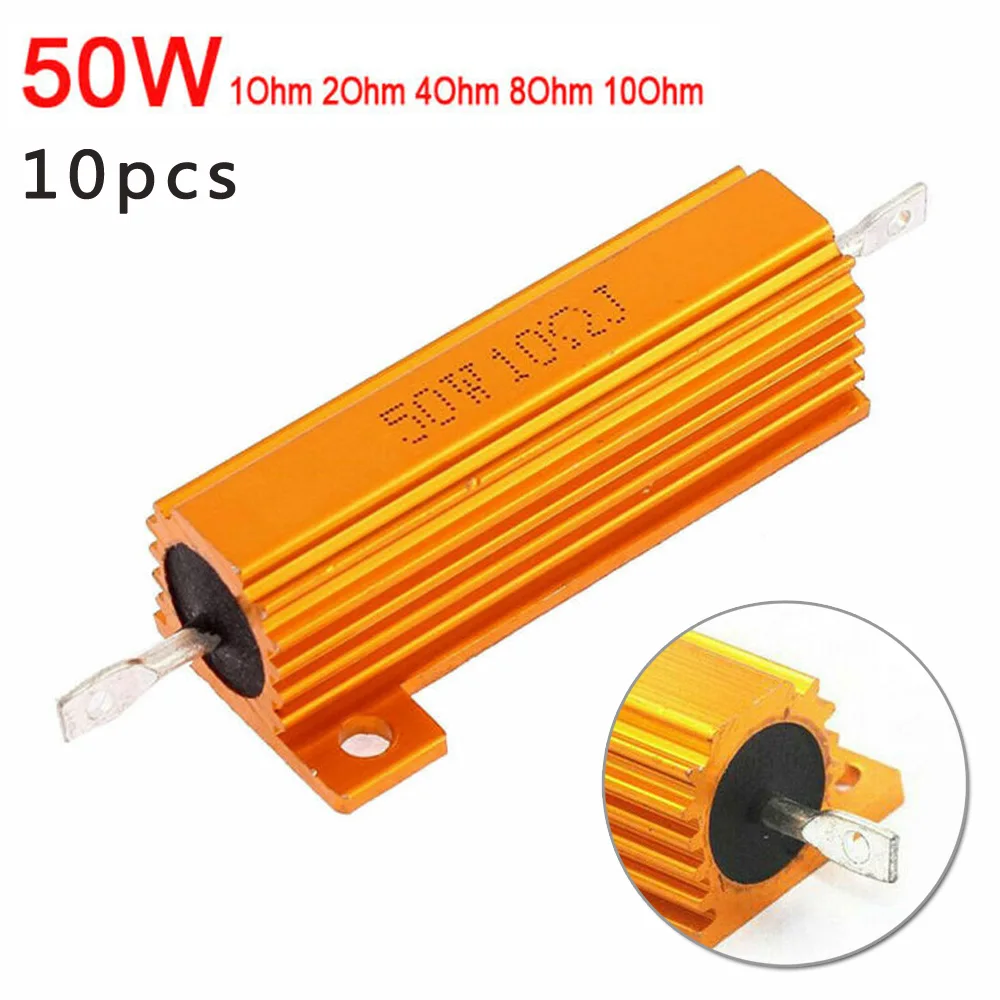 1ohm/2ohm/4ohm/8ohm 8R 200W Алюминий металлический резистор 4-ламповый усилитель тесты эквивалент нагрузки