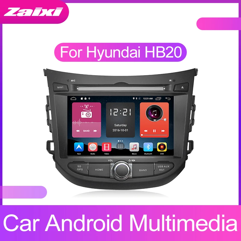 

ZaiXi Android Car Multimedia player 2 Din WIFI GPS Navigation Autoradio For Hyundai HB20 2012~2019 GPS Radio FM Maps BT