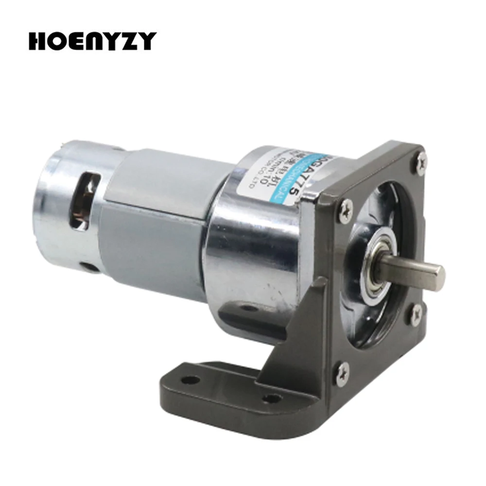 60GA775 12 V/24 V DC Шестерни редуктор Мотер 775 высокой мощности и большой Частота вращения двигателя 35 Вт 5/10/15/30/50/100/200/300/400 об/мин
