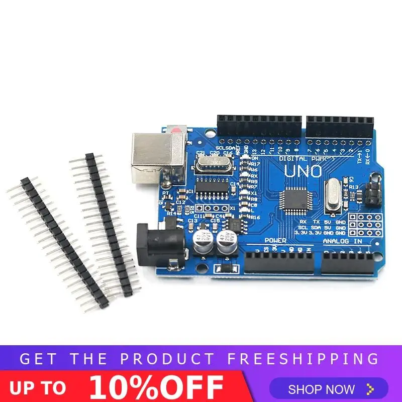 Высокое качество один Комплект UNO R3 CH340G+ MEGA328P Чип 16 МГц для Arduino UNO R3 макетная плата+ USB кабель