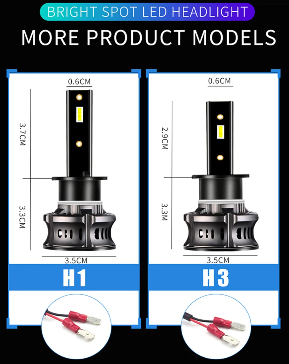 DIC CSP светодиодный H7 18000LM с 8000K с голубыми глазами H4 H1 H11 9005 9006 HB4 9012 фар автомобильные лампы 6000K Дневной свет Противотуманные фары Дневные Фары Свет