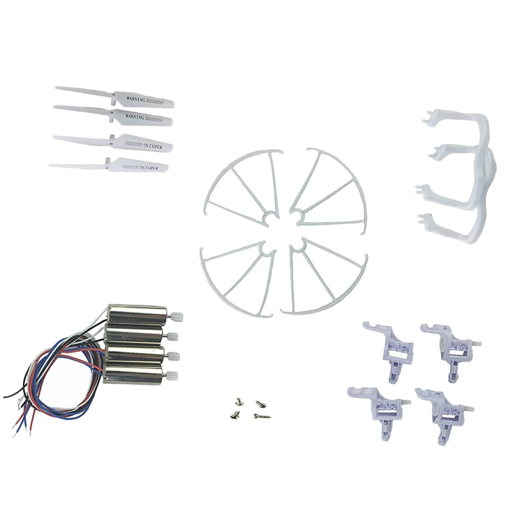 Set Of 18Pcs Quadcopter Motors Spare Part Set RC Motor Base For Syma X5 X5C