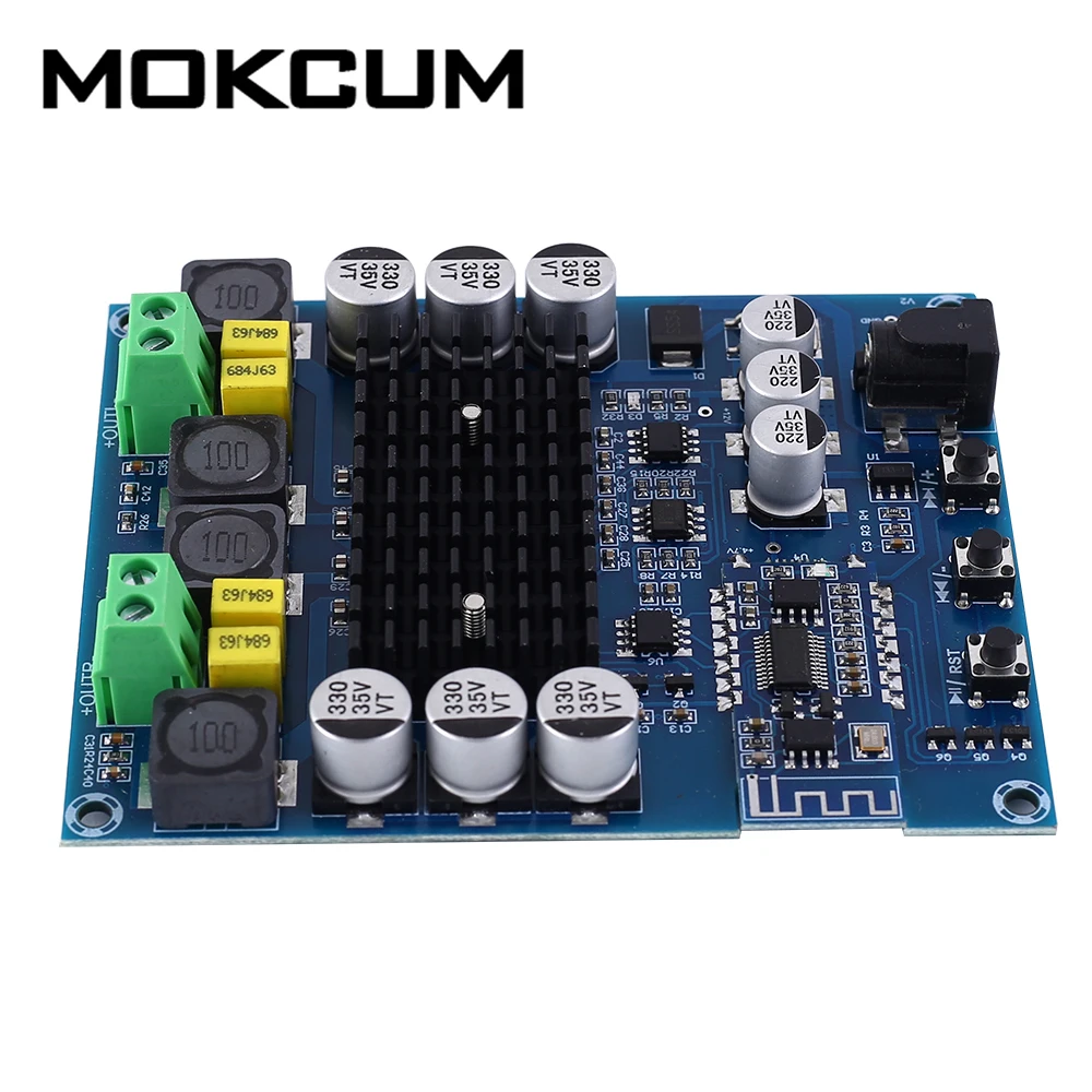 DC 12V 24V TPA3116D2 Wireless Bluetooth Digital Amplifier Module BLE5.0 Stereo 50W+50W 4ohm Power Amplifier