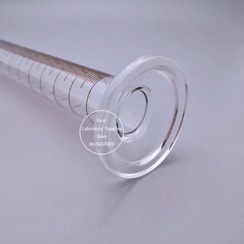 1set/pack (10ml, 25ml, 50ml, 100ml) Laboratory Scaled Glass Measuring cylinder Measurement Container Lab Supplies
