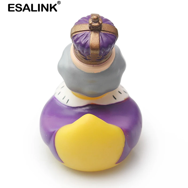 ESALINK фигурки для детей коллекционные игрушки короны королева резиновая утка