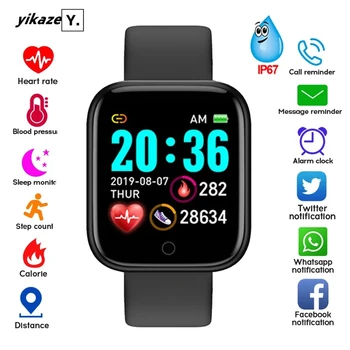 

Smart Watch Bluetooth Women Android Heart Rate Monitor Blood Pressure Bluetooth Waterproof Fitness Tracker Smartwatch Men 2020