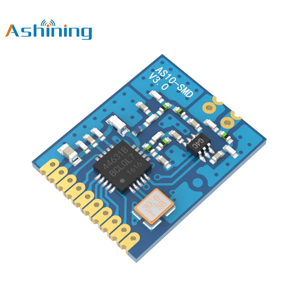 433MHz Remote Sensor SPI TX RX Rf Transmitter Receiver Module AS10-SMD Ashining 40pcs 433mhz rf receiver learning code decoder without pins module wireless 4 channel output diy remote control 1527 encoding