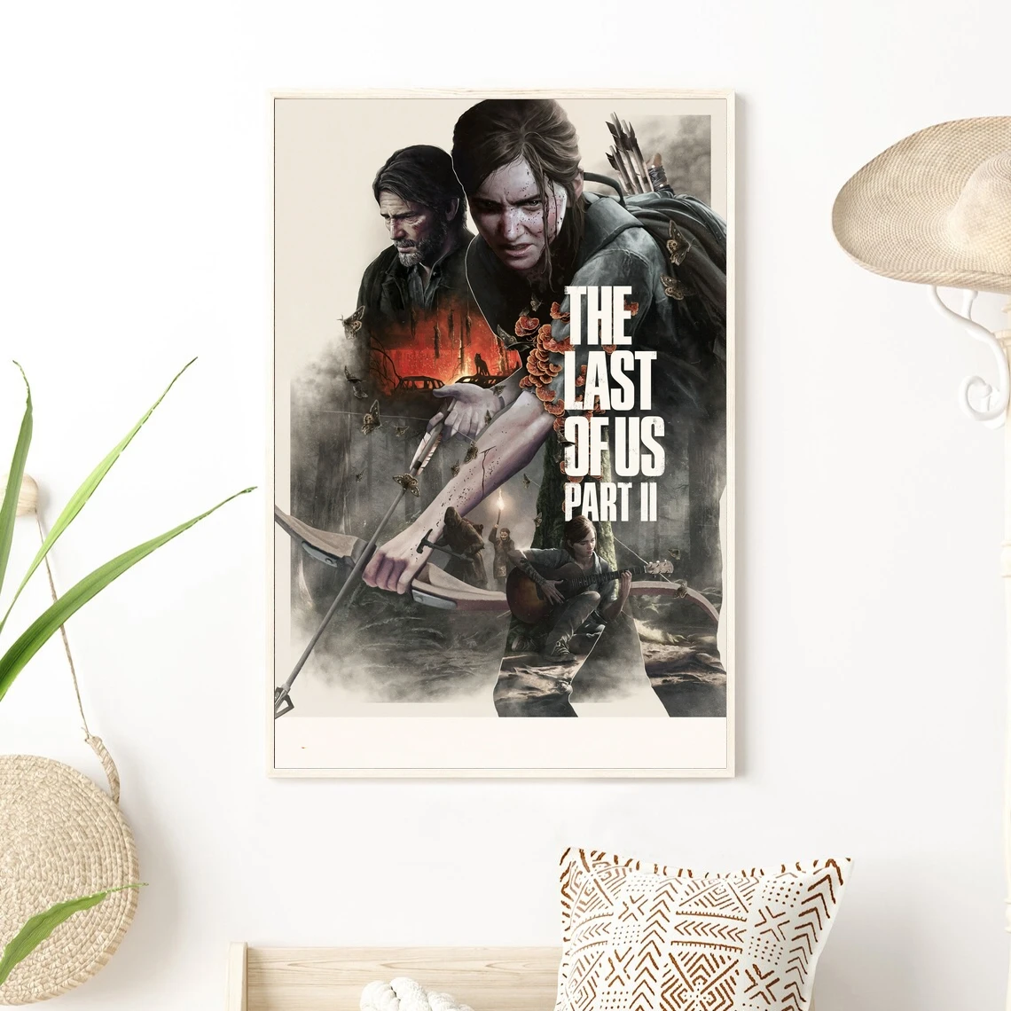 The Last Of Us 2 Videogioco Poster Pc,Ps4, Esclusivo Gioco Di Ruolo Rpg Canvas Poster Personalizzato Regalo Di Grafica Alternativa