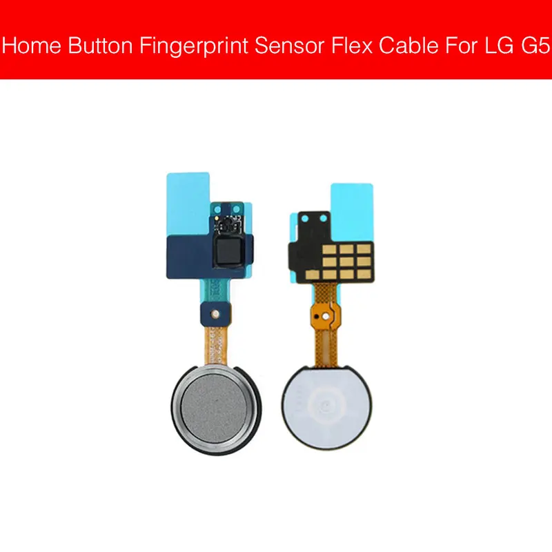 Кнопка Домой датчик отпечатков пальцев гибкий кабель для LG G7 G6 G5 Nexus 5X возврат в меню сенсорный датчик гибкий ленточный Ремонт Запчасти Замена - Цвет: Gray G5