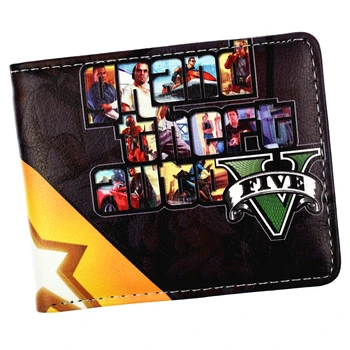 

Game Grand Theft Auto V Wallet With Coin Pocket Men's Bi-Fold Purse