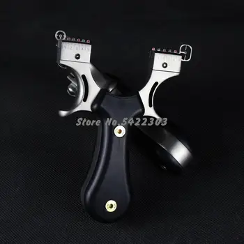 

Outdoor Hunting Stainless Steel Catapult With Abs Patch Handle Using Flat Rubber Band Slingshot Game Bow Entertainment Tools
