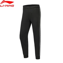 Li-Ning женские трендовые спортивные брюки стандартные 83% хлопок 17% полиэстер подкладка удобные спортивные брюки AKLP392 WKY252