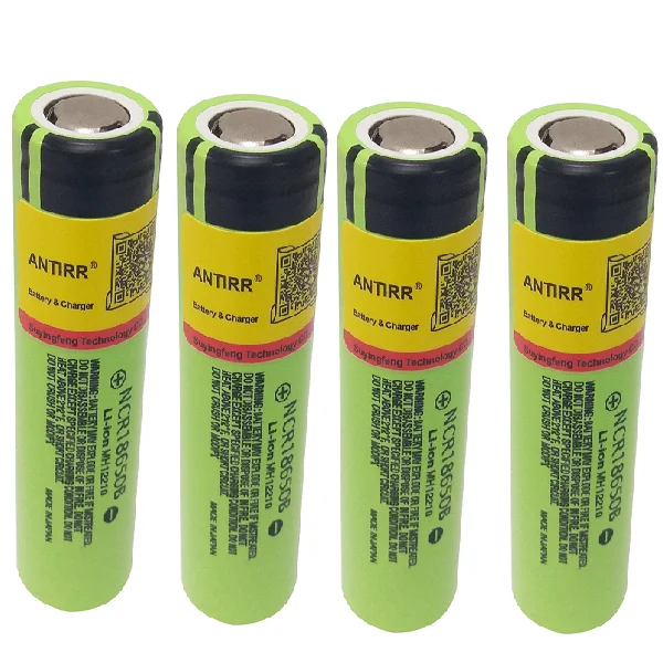 18650 3,7 v 3400 mah литиевая аккумуляторная батарея NCR18650B без заостренного(без PCB) для фонариков - Цвет: four pcs