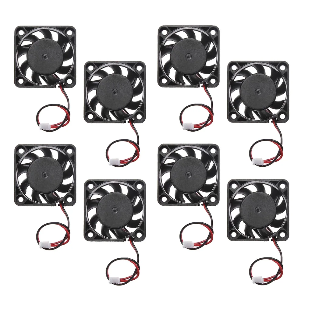 8pieces 12V brushless 2Pin 40mm Mini 4cm Fan Silent Cooler Cooling Fan for PC