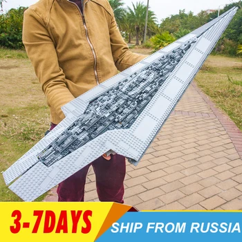 

05028 Star Super Star Destroyer Emperor Fighters Ship Execytor 3208pcs Building Block Toys Compatible with 10221
