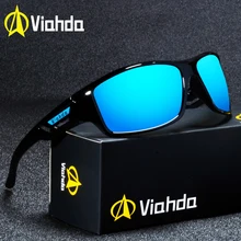 VIAHDA брендовые дизайнерские новые поляризованные солнцезащитные очки, мужские винтажные спортивные уличные солнцезащитные очки, мужские очки для вождения