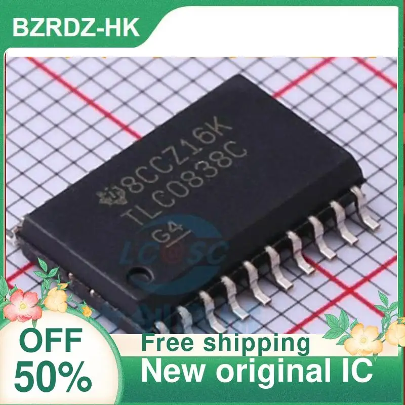 

1-20PCS TLC0838CDWR TLC0838CDW TLC0838C SO-20 New original IC