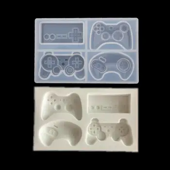 

Funny Joystick Shape Silicone Mold DIY Resin Charms Tools Handmade Game Controller Molds Resin Gamer Decor Jewelry Cabochons