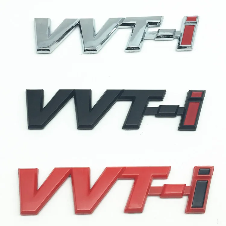 

vvti PVC Plating ABS Chrome Car Styling Auto Accessories Auto Car Rear Trunk Number / Letter Logo Badge Emblem Stickers Decals