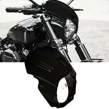 Glanz Schwarz Scheinwerfer Verkleidung Abdeckung Für Harley Softail Breakout FXBR FXBRS 2018 2019 2020