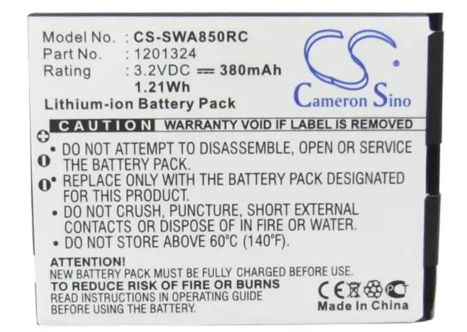 Cameron sino 380 мА/ч Батарея для Sierra Wireless AirCard 595U 875U 880U 881 881U USBConnect 1201324 популярный
