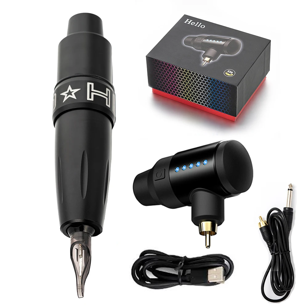 XNET набор для тату портативный беспроводной блок питания комбинация батарей