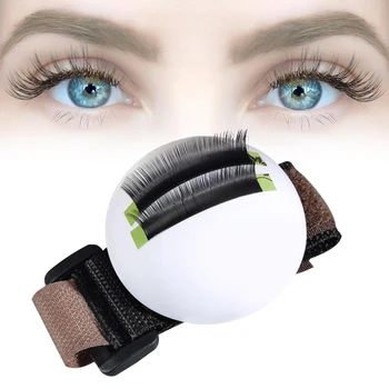 

Eyelashes Extension Stand Holder Pad Wrist Wrap False Eyelashes Holder Volume Lashes Bubble With Wrist Belt Holder Tools