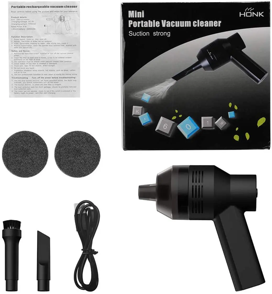 Mini Wireless Keyboard Vacuum with 2000mAh Rechargeable Battery – Powerful USB Cordless Cleaner and Blower for Computers and Cameras. Description Image.This Product Can Be Found With The Tag Names Cheap Device Cleaners, Computer Office, Device Cleaners, High Quality Computer Office