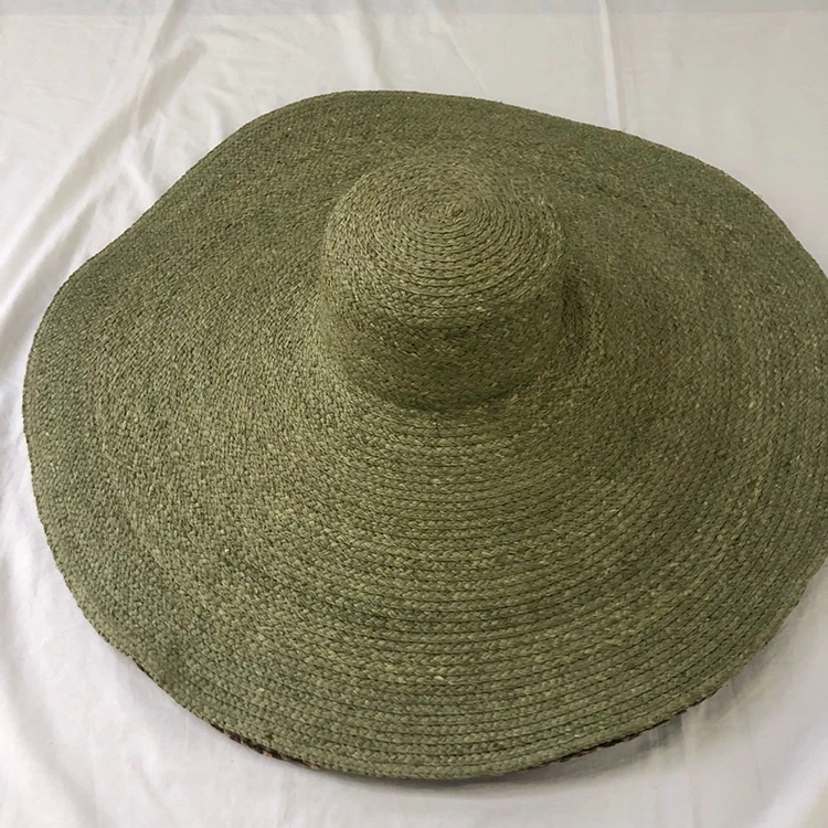 

Raffia New Wide Brim Oversized Beach Hats For Women Large Straw Hat UV Protection Foldable Sun Shade Hat Wholesale Dropshipping