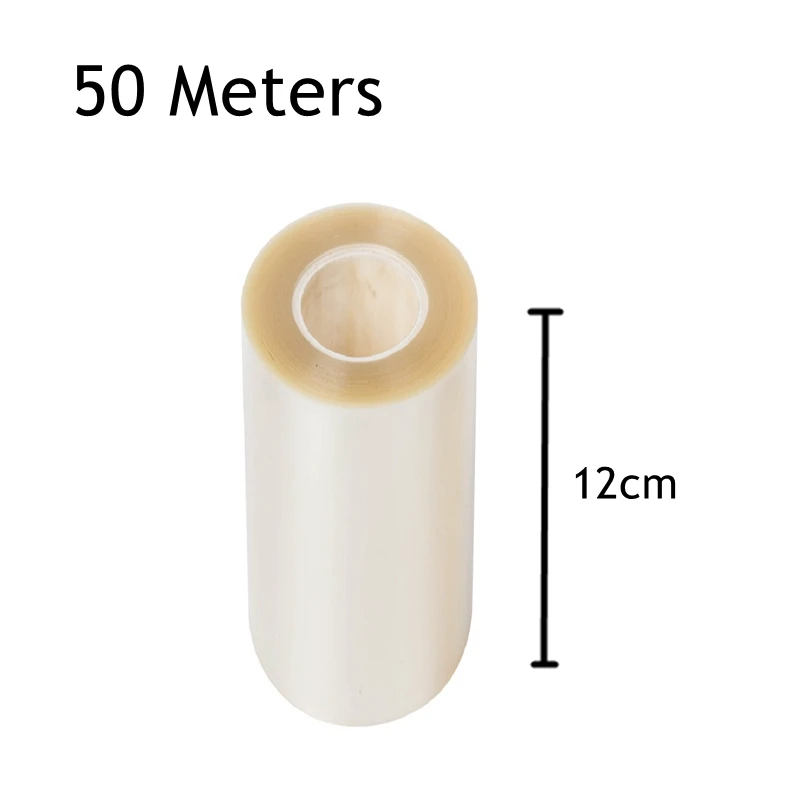 Один рулон 6/8/10/12 сантиметров Ширина торт прозрачный край декоративная обертка 25-400 M-мусс десерт воротник декор DIY аксессуар для выпечки - Цвет: 12cm-50 Meters