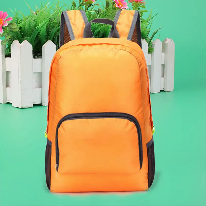 Outdoor Foldable Portable Zipper Travel Climbing Hiking Backpack Shoulder Bags