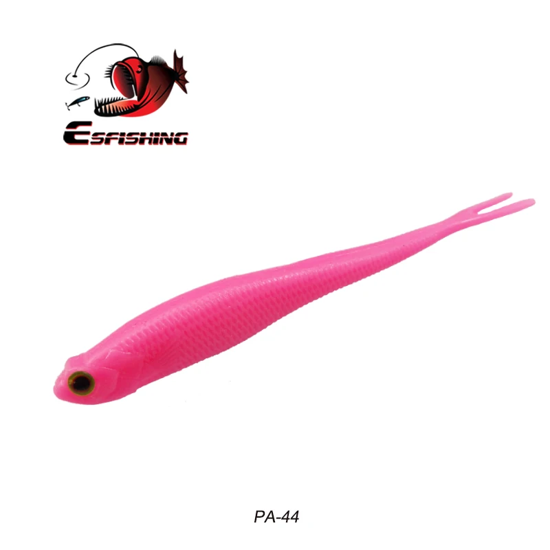 Esfishing рыболовные приманки Real Shad 130 мм 6 шт. пластиковые приманки Китай Swimbait снасти Swimbait Shad приманки для рыбалки форели - Цвет: PA44