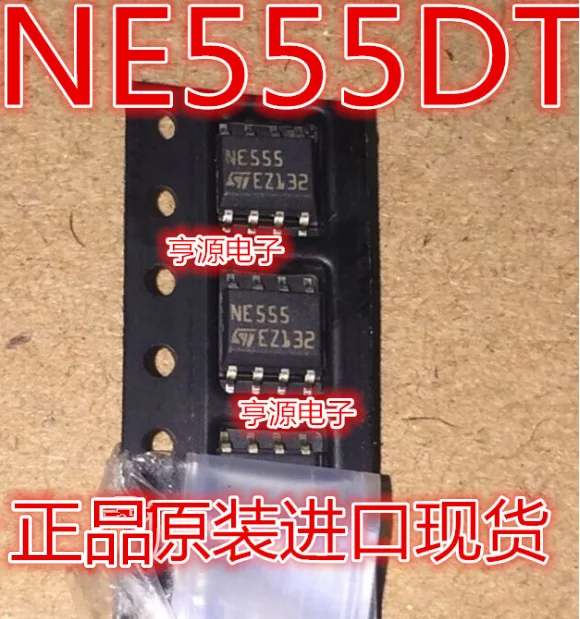 50 шт./Лот Новые NE555 NE555P NE555N 555 таймеры DIP-8 8 контактов DIP Розетки/SOP-8 SMD NE555DR IC |