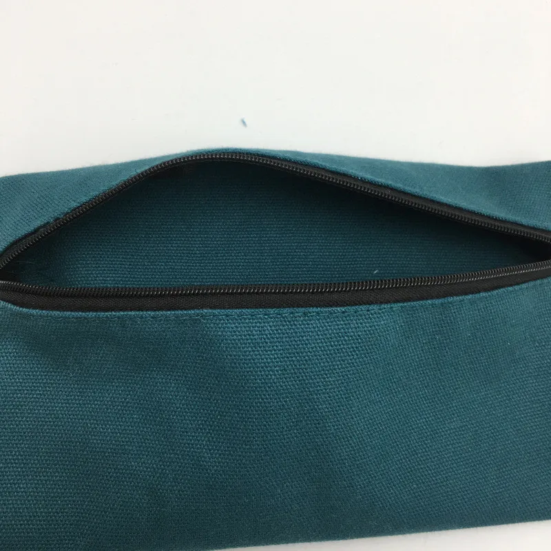 10 stücke Coloful leere leinwand zipper Bleistift fällen stift beutel baumwolle kosmetik Taschen make-up taschen handy kupplung tasche veranstalter – Detail 10