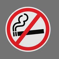 No Smoking Sign Vinyl Sticker Laptop Bottle Car Window No Fumar Prohibited