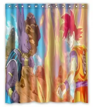

Hot item Dragon beerus son goku shower curtain