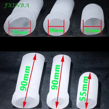 FXINBA Universal Silicone Sleeves for Penile Enlarger Enhance Glans Protector Cap Penis Pump Enlargement Extender Clamping Kit 2