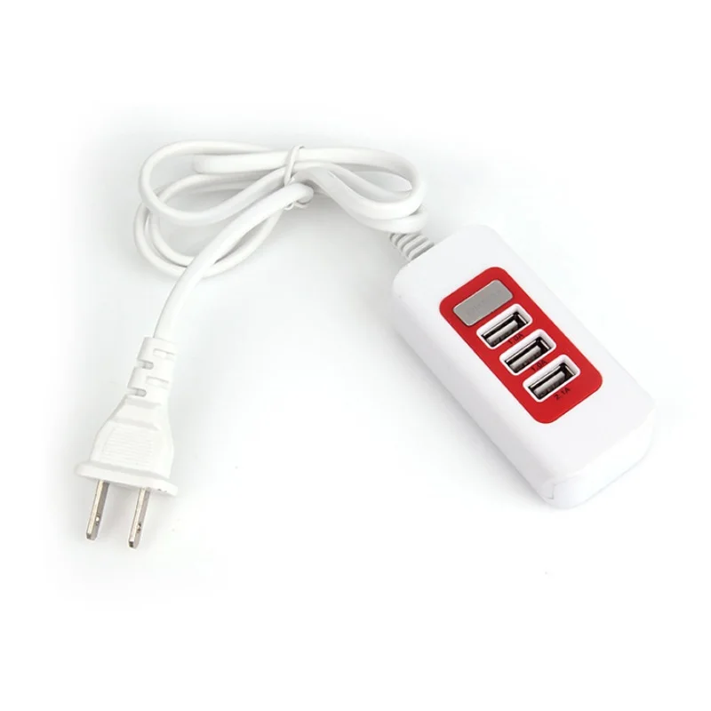 Универсальное зарядное устройство ЕС США Plug смарт розетка удлинитель 3USB быстрый