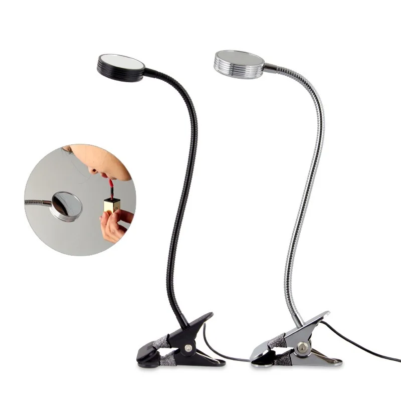 

Desk Lights Portable LED Desk Lamp Touch On/Off Switch Eye Protection Clip Table Light 3 Modes Dimmable USB Rechargeable
