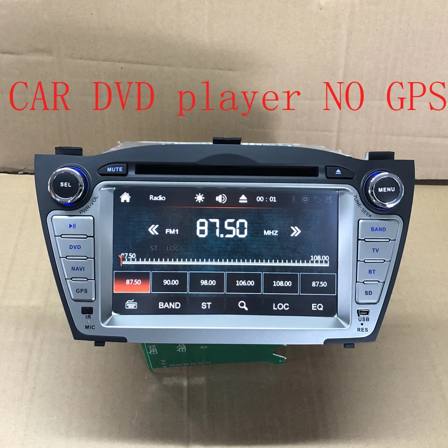 byncg 2DIN 7“ Car DVD GPS Navigation Multimedia Playey For Hyundai IX35 TUCSON 2009- WITH Radio DVD Player SD USB GPS BT - Цвет: DVD NO GPS