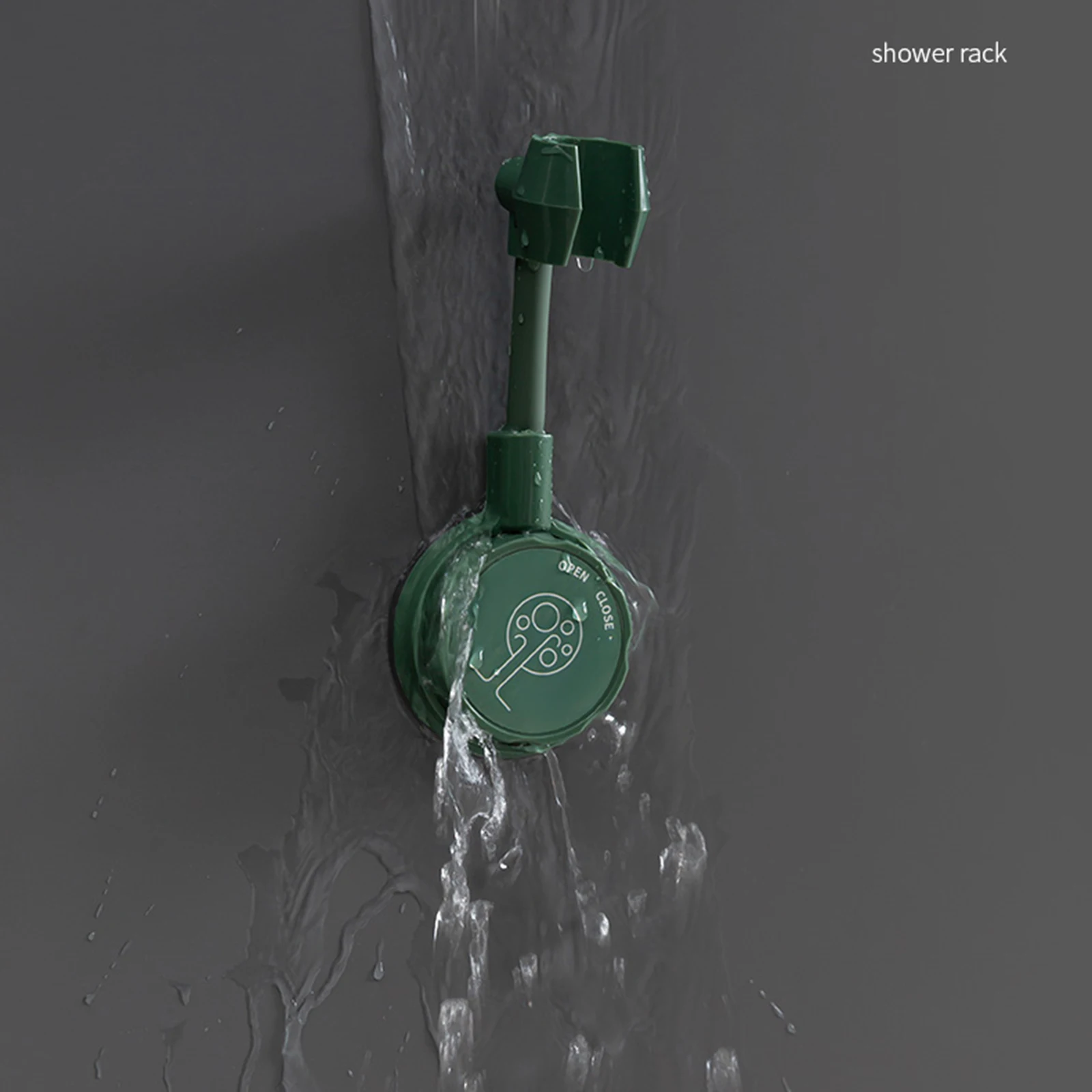 

360Â° Punch-Free Universal Adjustable Shower Bracket Bathroom Shower Head Holder Nozzle Adjustment Adjusting Bracket Base Mount