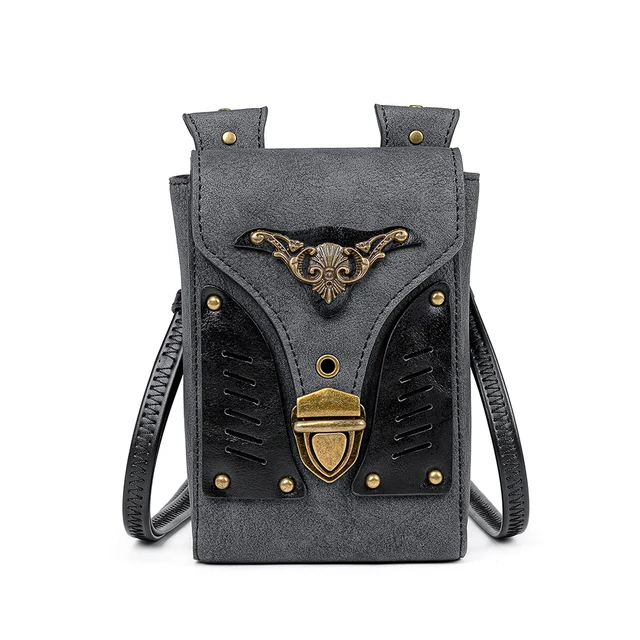 Vintage Steampunk leather Steam Punk Retro Rock Gothic Retro Cosplay  Battlegrounds Waist Bags Packs Victorian Women Men leg bag - AliExpress