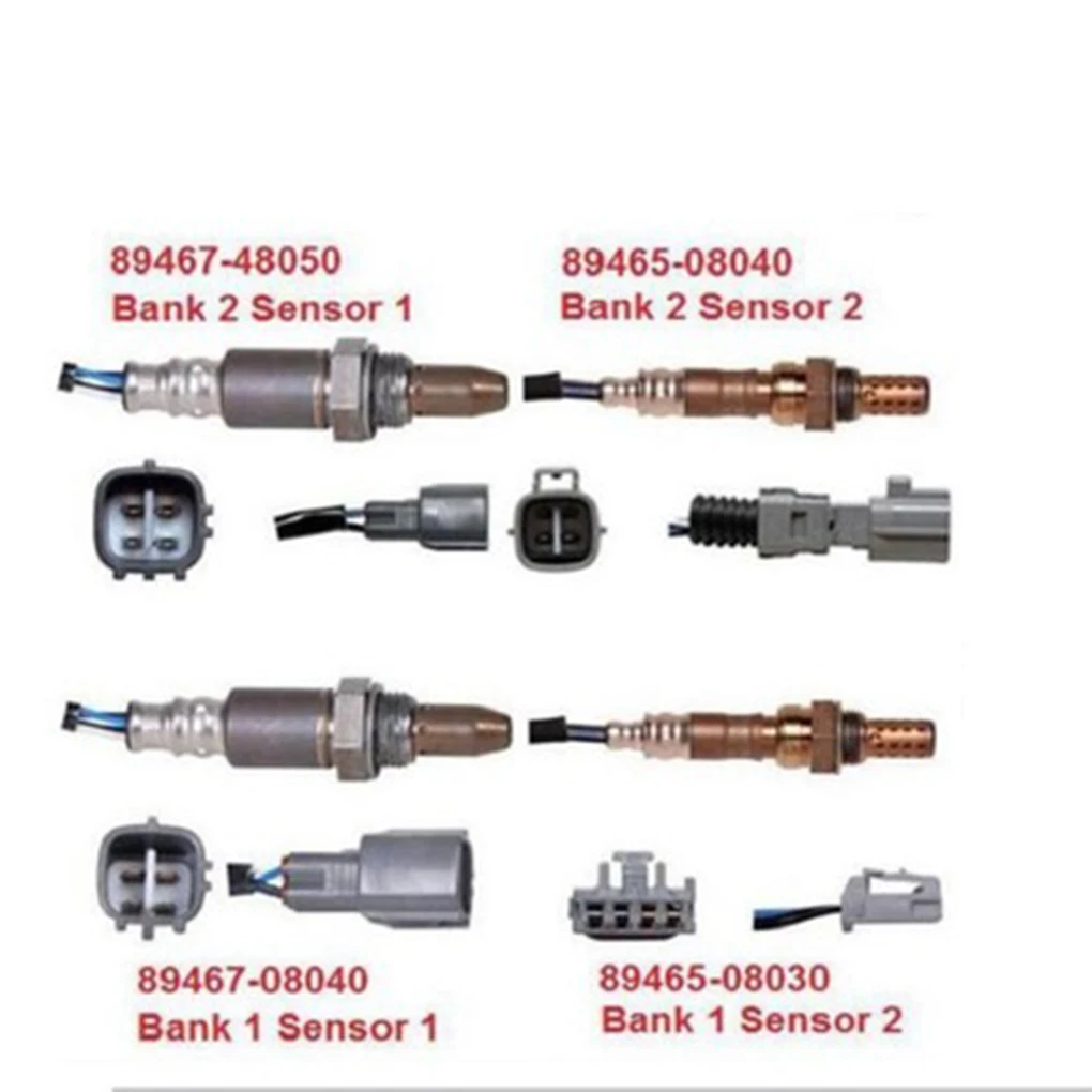 4 шт. для Toyota Sienna датчик расхода воздуха кислородный Сенсор 89467-48050 89467-08040 89465-08040/08030 автомобильный кислородный датчик Сенсор