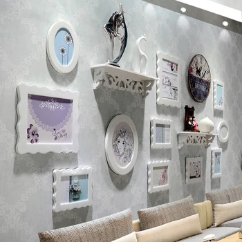 

Photo Wall European-style Korean frame wall creative frame combination photo frame solid wood wall frame picture frame living