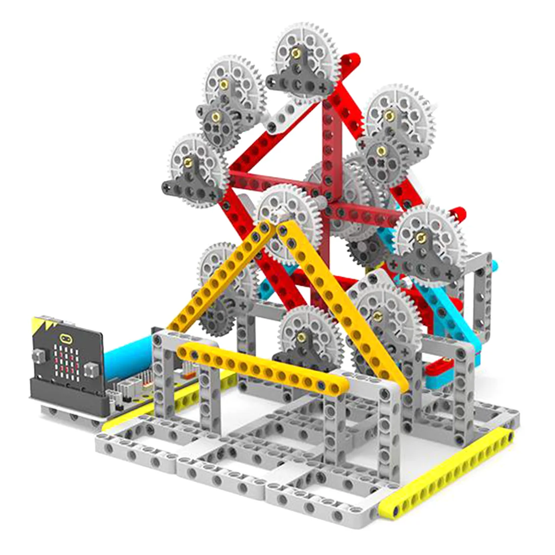 buy  With Micro:Bit Programmable Toy Building Block DIY Smart Ferris Wheel Kit Programable Toys For Men 