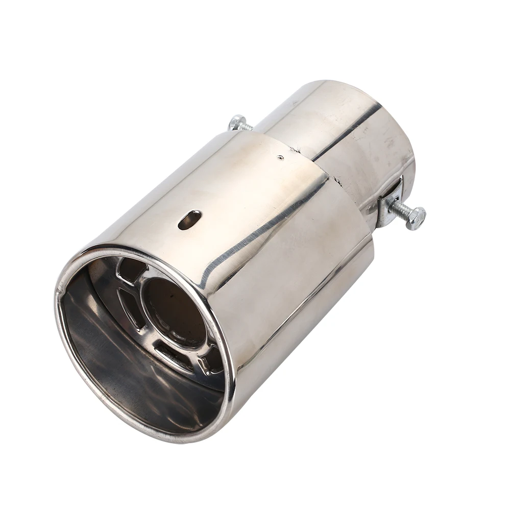 Exhaust Tail Car Tail Pipe Stainless Steel Muffler Tip Pipe Outlet Noise Reduction Diameter 66-86mm