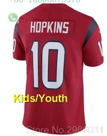 for kids youth A+++ качественная детская молодежная одежда Deshaun Watson 4 DeAndre Hopkins 10 JJ Watt 99 jersey Houston - Цвет: for kids youth
