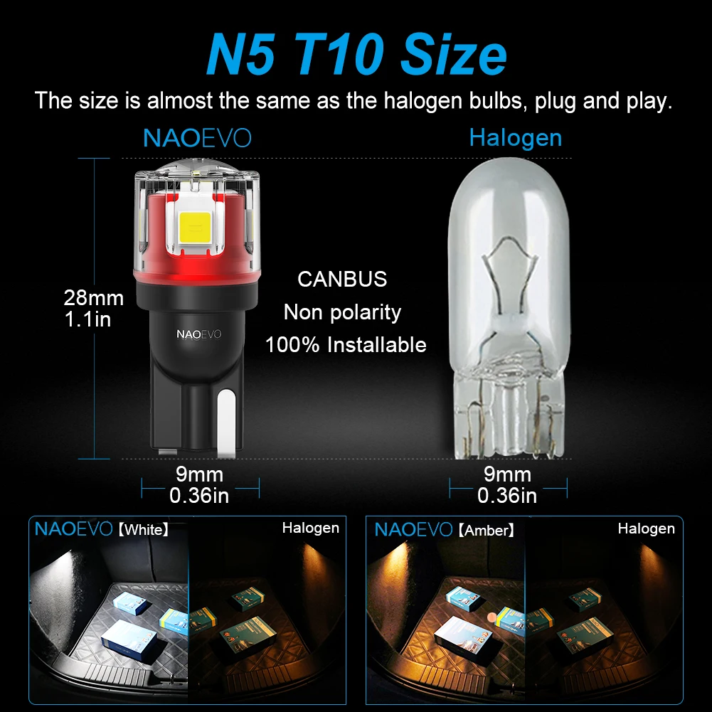 NAO LED 921   ,  912 ڵ   3030 Ĩ,  , W16W, T15, 2000LM, 6W, T10, W5W, 6000K, 12V, 24V, 5W5