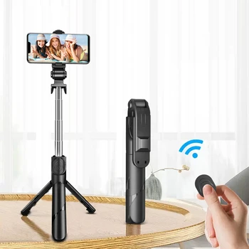 

Tripod Bluetooth Selfie Stick with Remote Control Foldable Phone Holder Monopod for IOS Android Extendable Holder Selfiestick
